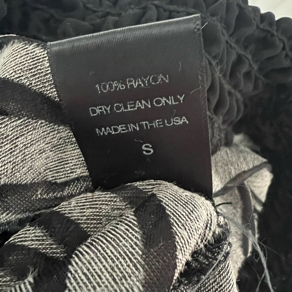 Loyd/Ford Palm Beach Top Blouse Burnout Velvet Zebra Stripe Small Punk Glam - Picture 10 of 10